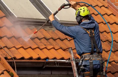 Démoussage et hydrofuge de toiture à Marnans